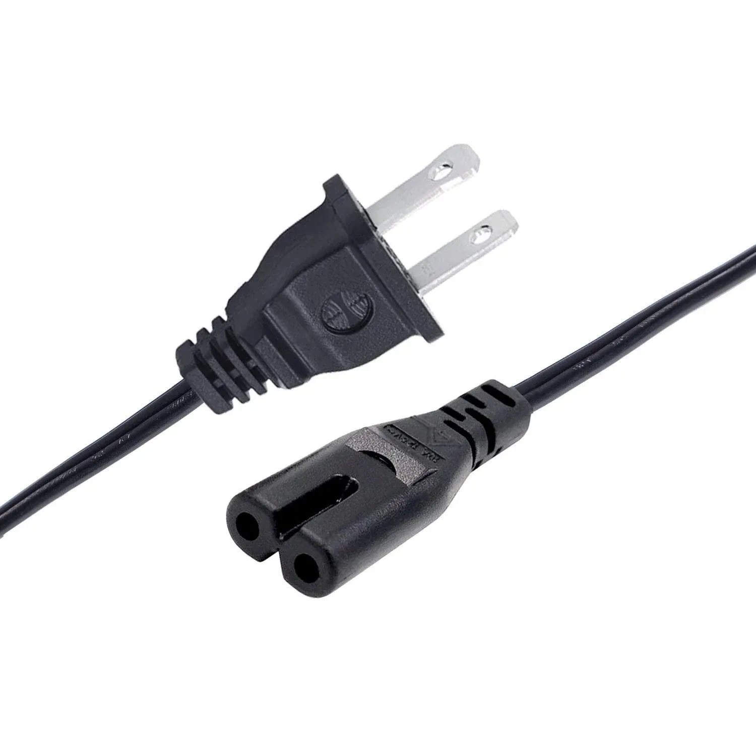 2 Prong Power Cord for Bose Bass Module 500 700 Subwoofer Replacement Power Cord 8ft IEC C7 AC Cable