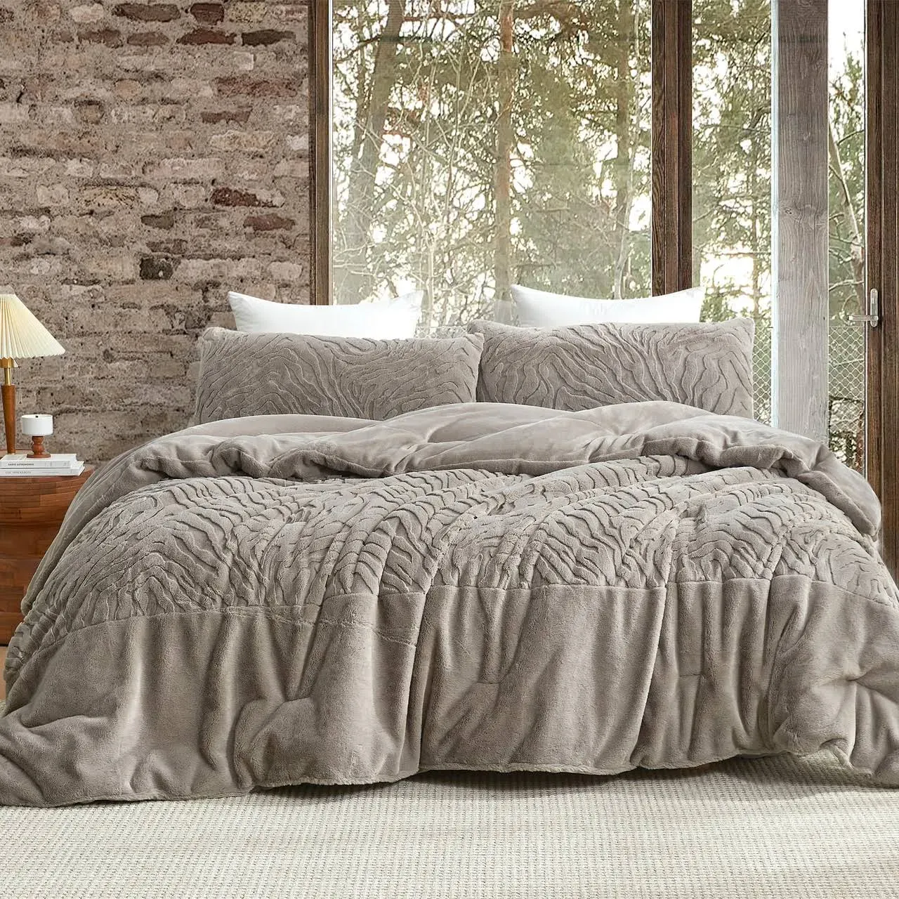 Faded Zebra Coma Inducer Oversized Comforter Set