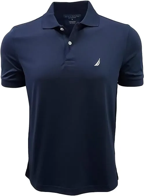 Nautica Men's Nav Tech Performance Polo Shirt
