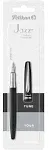 Pelikan Jazz Elegance Fountain Pen, Medium Nib, Black, Blister Card, 1 Black 