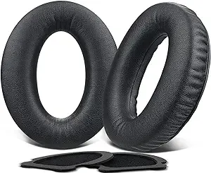 SOULWIT Replacement Ear Pads for Bose Aviation X A20/A10 Headset, EarPads Cushions with High-Density Noise Isolation Foam - A20 PL Black