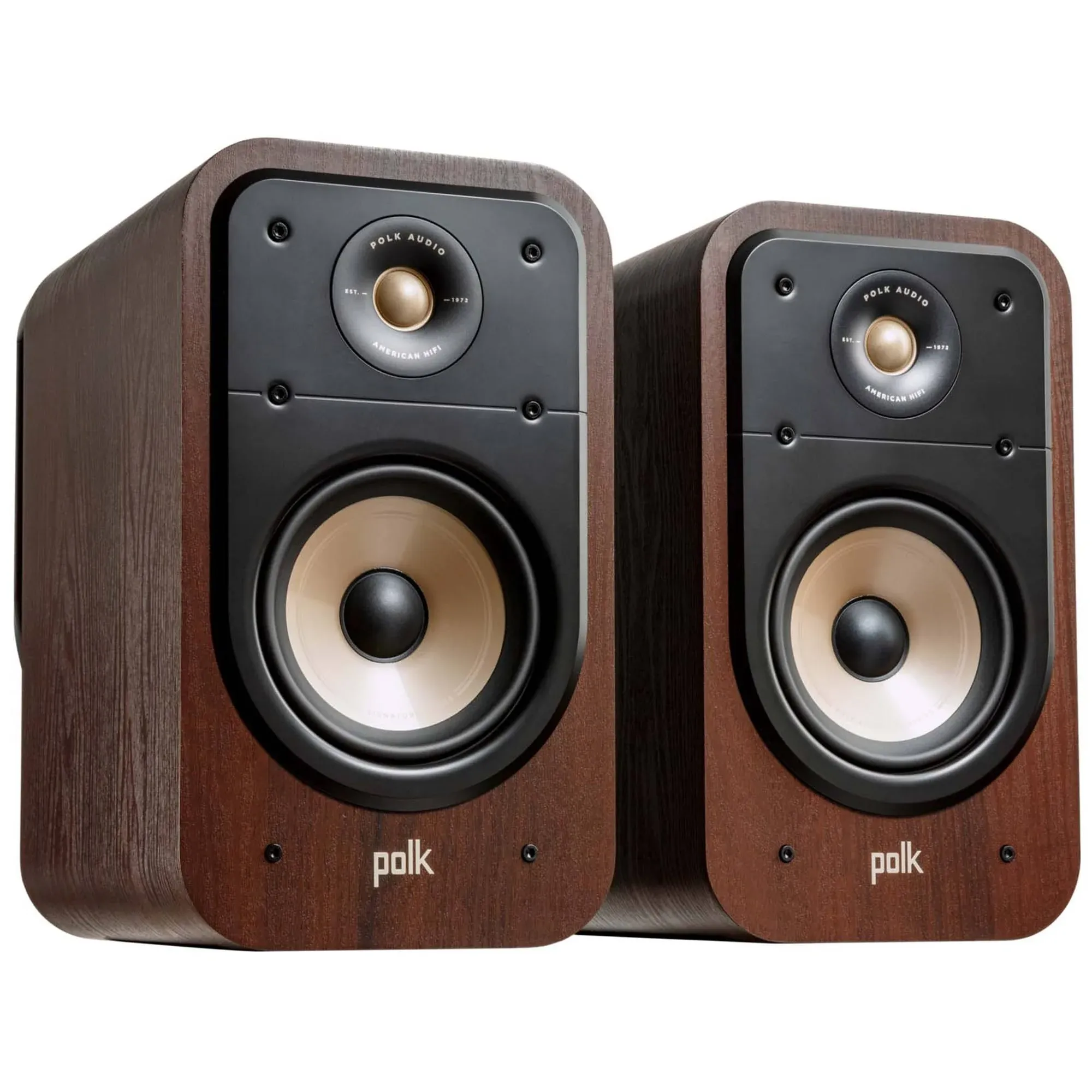 Polk Audio Signature Elite ES20 Bookshelf Speakers - Pair (Walnut)