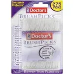 BrushPicks Interdental Toothpicks - 275 Count Pack of 12 for Gum Health