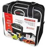 Deluxe Travel Auto Safety Kit Justin Case Black Car Vehicle Emergency Assistance