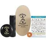 Indo Board Mini Original Package - Balance Board for Kids to Improve Balance - Comes with A 28A x 15A Deck, 5A Diameter Roller and A 14A IndoFLO