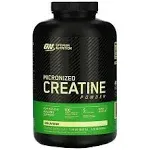 120 Servings Optimum Nutrition Micronized Creatine Monohydrate Powder Unflavored 1.32 lb 600 Grams