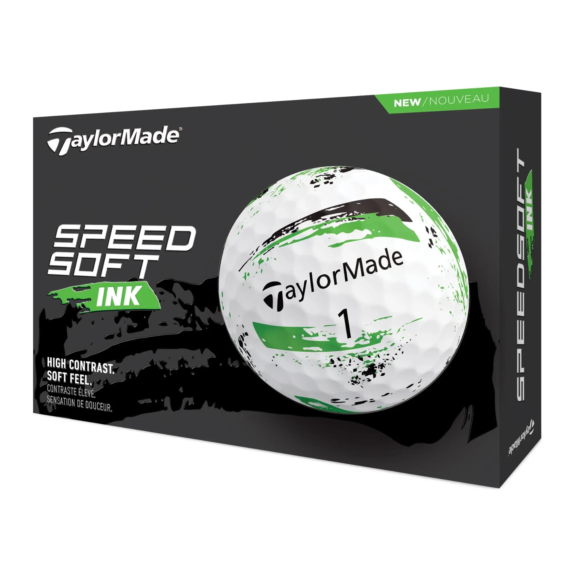 TaylorMade SpeedSoft Ink Golf Balls - Blue - 2024