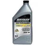 Quicksilver SAE 90 High Performance Gear Lube - 32 Ounce