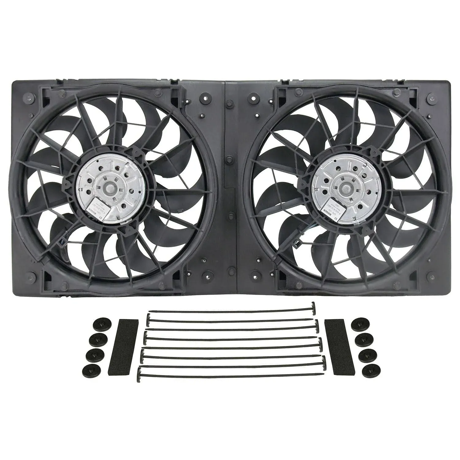 DERALE 16928 13in Dual High Output RAD Fans Puller