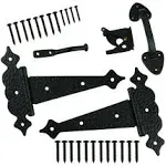 National Hardware Deluxe Latch Decorative T-Hinge Gate Kit