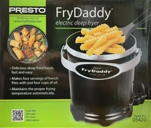 Presto 05420 FryDaddy Electric Deep Fryer,Black