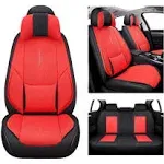 NS YOLO Full Coverage Faux Leather Car Seat Covers Universal Fit for Cars,SUV...