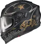 ScorpionEXO T520 Full Face Dual Sport Motorcycle Helmet with Bluetooth Ready Speaker Pockets DOT ECE Golden State (Matte Black - X-Large)