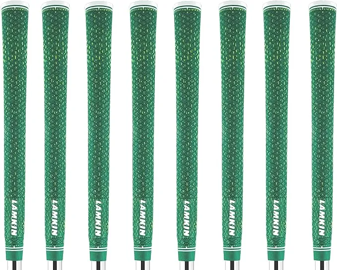 Lamkin UTx Cord Green Standard Golf Club Grips - Set of 8 - Tony Finau&#039;s Grips