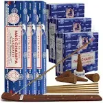 Satya Incense sticks and cone incense holder variety pack bundle insence insense