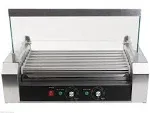 18 Hot Dog 7 Roller Grill Cooker Commercial Machine