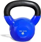 Yes4All 5-65lbs Kettlebells Vinyl Coated Cast Iron for Dumbbell Weights Exercises