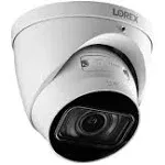 Lorex 4K IP Wired Dome Security Camera with Listen-In Audio, Motorized Varifocal Lens and Real-Time 30FPS Recording Single