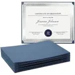 Sustainable Greetings 48-Pack Single Sided Award Certificate Holders - Bulk Certificate Holders for Graduation, Diploma, Employee Appreciation,