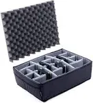 Grey CVPKG padded dividers for the Pelican 1520 case.