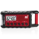 Multiple Power Sources ER310 E+Ready Emergency Crank Weather Alert AM/FM Radio