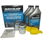 Quicksilver 25W-40 Oil Change Kit for 4-Stroke 40hp, 50hp and 60hp Mercury outboards