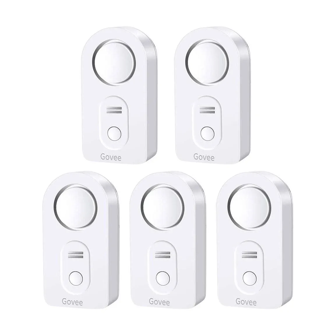 Govee WiFi Water Sensor, 100dB Adjustable Audio Alarm and Smart App Alerts, Leak and Drip Alert with Email, Detector for Home, Basement(Not Support 5G WiFi)