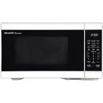 Sharp 1.1-Cu. Ft. Countertop Microwave Oven in White