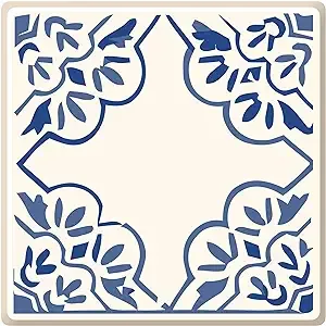 Poromoro Spanish Portuguese Azulejo Style Peel and Stick Backsplash Tile Stickers ...