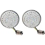 HogWorkz Sequentialz 1157 Front LED Inserts for Harley Bullet Style Turn Signals Os HW307023