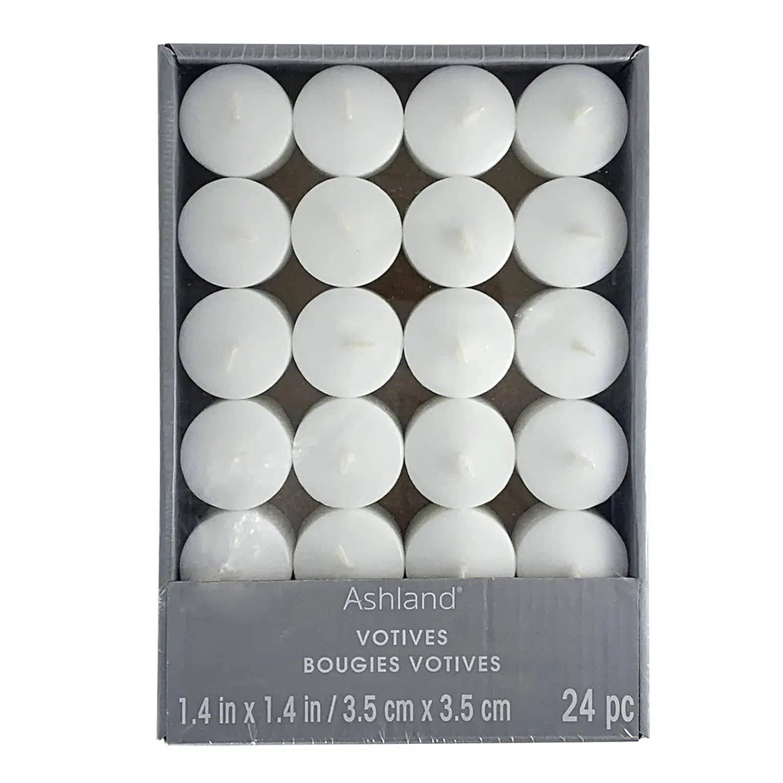 Votives Value Pack by Ashland® Basic Elements™, White, 24ct.