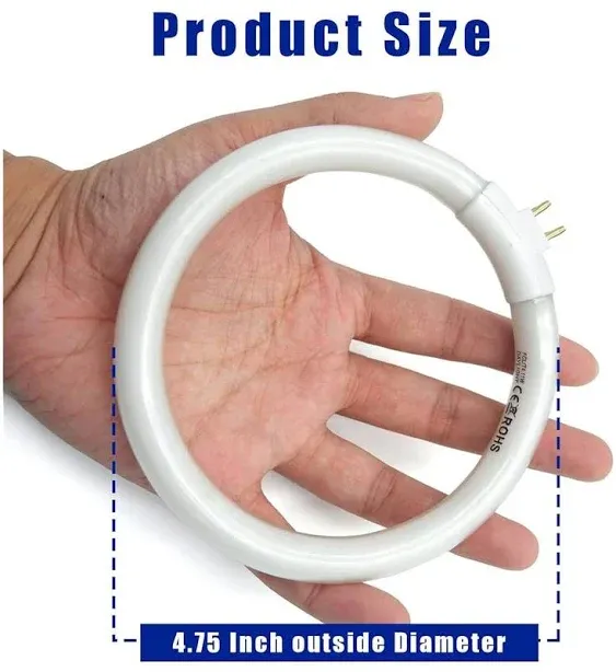 4.75 Inches T4 Circular Bulb 12 Watt Fluorescent Circline 12W Fluorescent Lam...