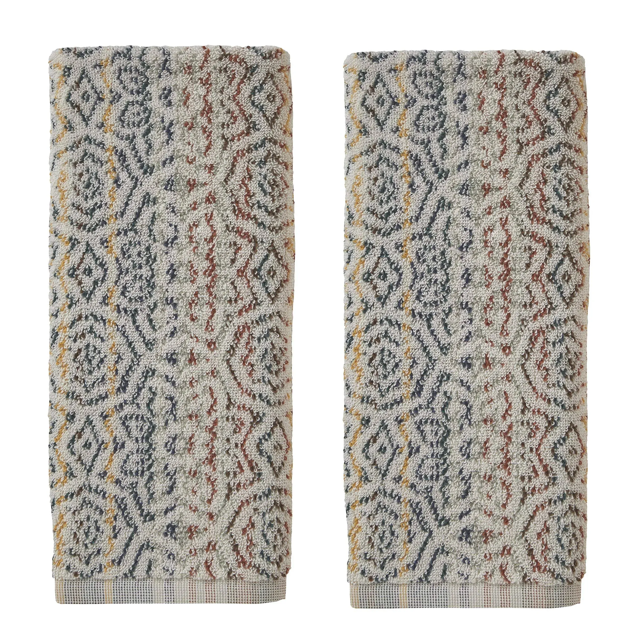 SKL Home Rhapsody 2 Piece Hand Towel Set Spice