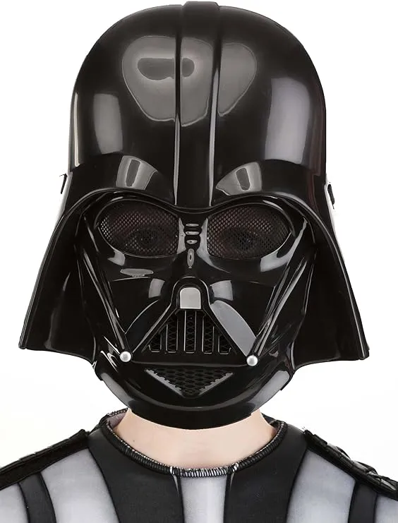 Jazwares STAR WARS Boys Darth Vader Mask, Kids Halloween Costume Helmet Accessory, Child - Officially Licensed Standard