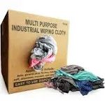 Premium Color Knit Rags - Shop Bulk Cleaning T-Shirt Rag in a (50 lbs. Box), 100 Percent Cotton Low Lint Cloth for Auto, Mechanic, Garage, Paint, Utility, Polishing & Finishing