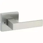 Kwikset 730SALSQT-26 Singapore Privacy Door Lever with Square Rose Bright Chrome