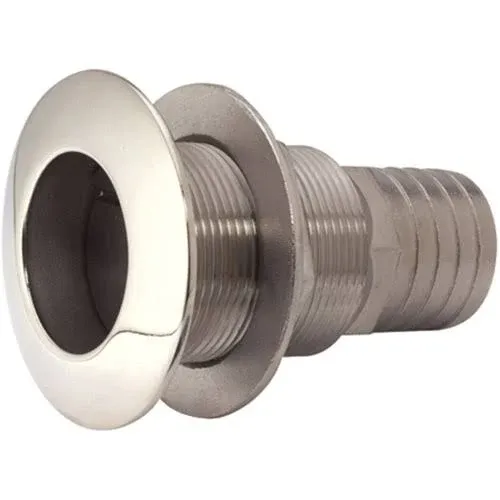 Attwood Stainless Steel Scupper Valve Barbed - 1-1/2&#034; Hose Size 66553-3 UPC 0...