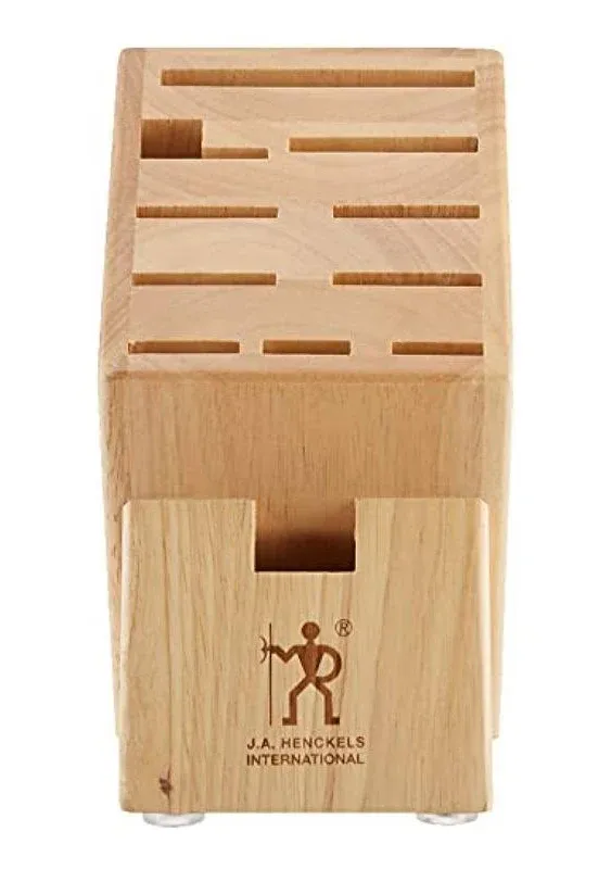 Henckels Storage Rubberwood, Knife Block Empty