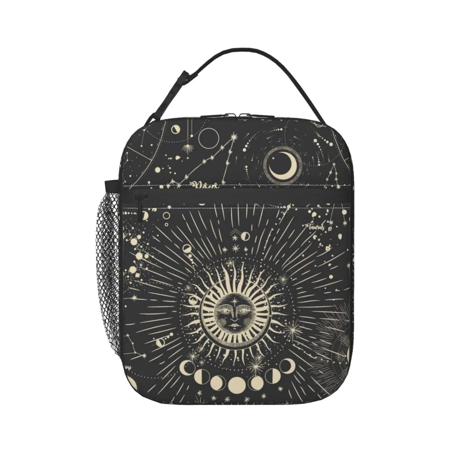 KUOAICY Sun and Moon Mystic Goth Witchy Lunch Box Reusable Insulated Totes Lunch ...