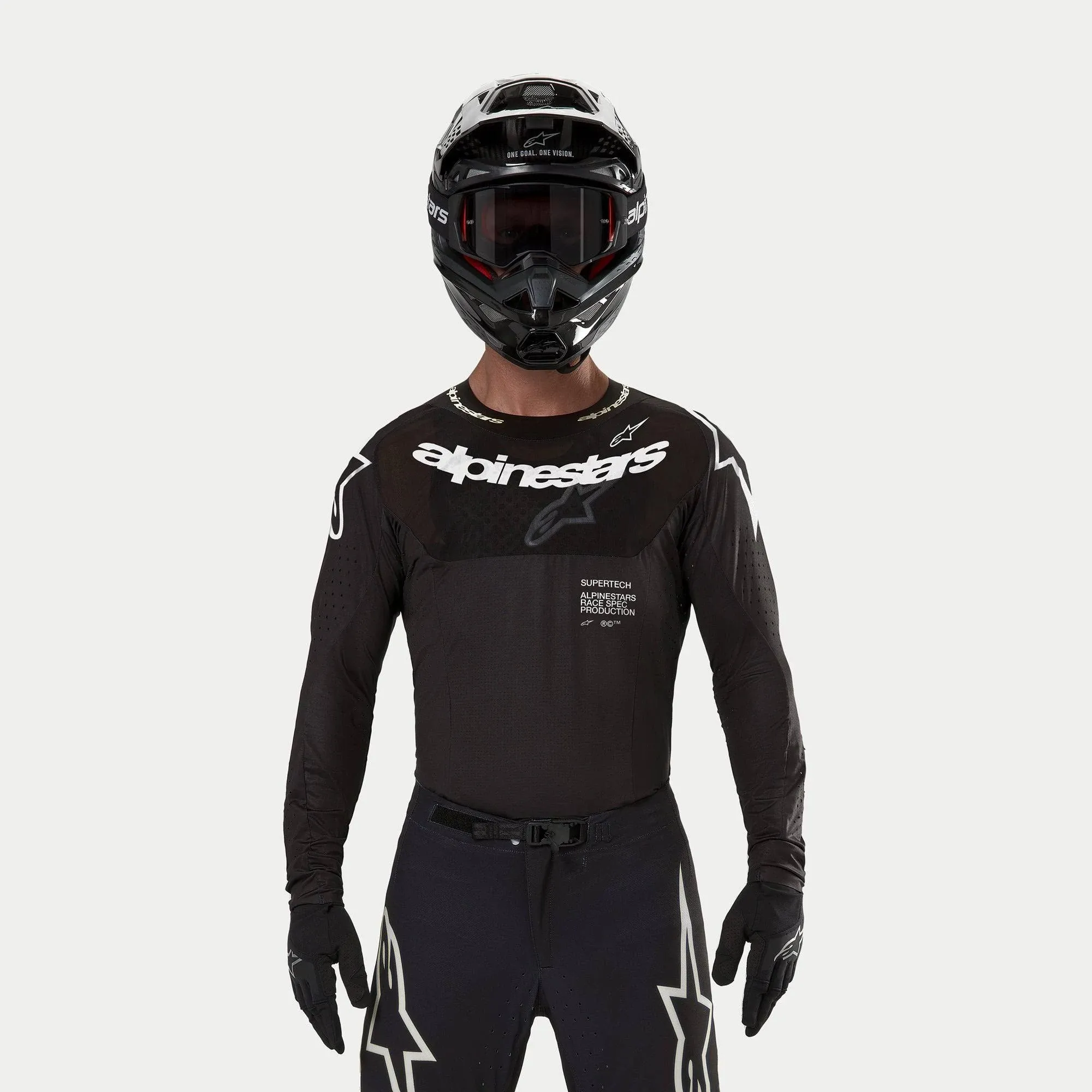 Alpinestars Supertech Ward Black Red Berry Jersey