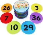 Carpet Spot Markers with Numbers 1-36 for Teachers and Kids, Classroom Floor ...