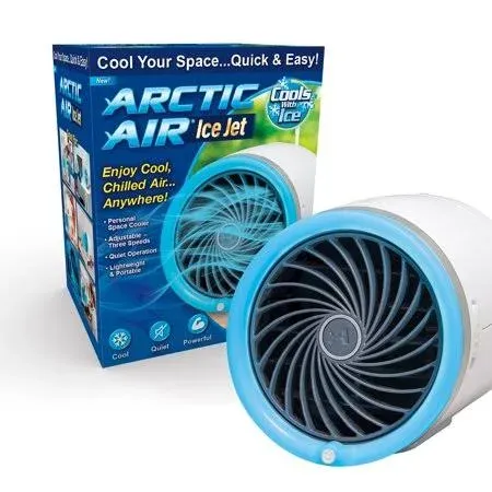 Air Cooler, 3 Speed Portable Cooler with LED, Lightweight &amp; Compact Space Cooler