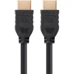 Monoprice High Speed HDMI Cable 1.5ft, Black, 4K @ 24Hz, 10.2Gbps, 32AWG, CL2