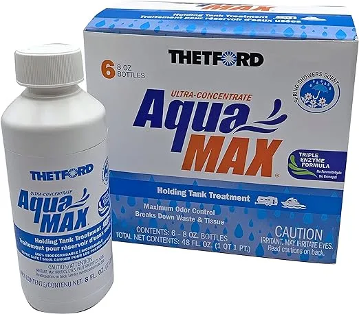 Thetford 96634 Aquamax Spring Showers 6-8 Oz, No Color, 48 Fl Oz (Pack of 1)