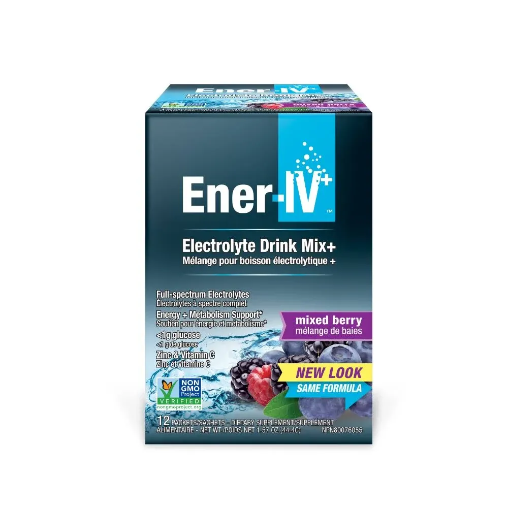 Ener-C Sport Electrolyte Drink Mix - Mixed Berry 12 Packets