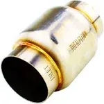 TOTALFLOW 6644 Mini Race Exhaust Muffler | 304 Stainless Steel | 2.5" Inner Diameter Inlet - 2.5" Outer Diameter Outlet