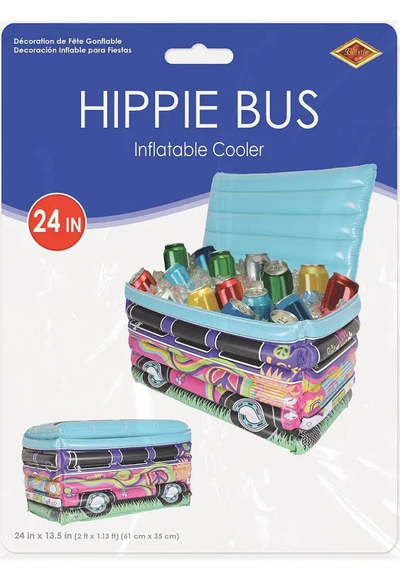 Inflatable Hippie Bus Cooler - The Ultimate Outdoor Companion