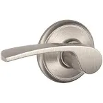 Merano Passage Lockset, Satin Nickel, Schlage, F10VMER619