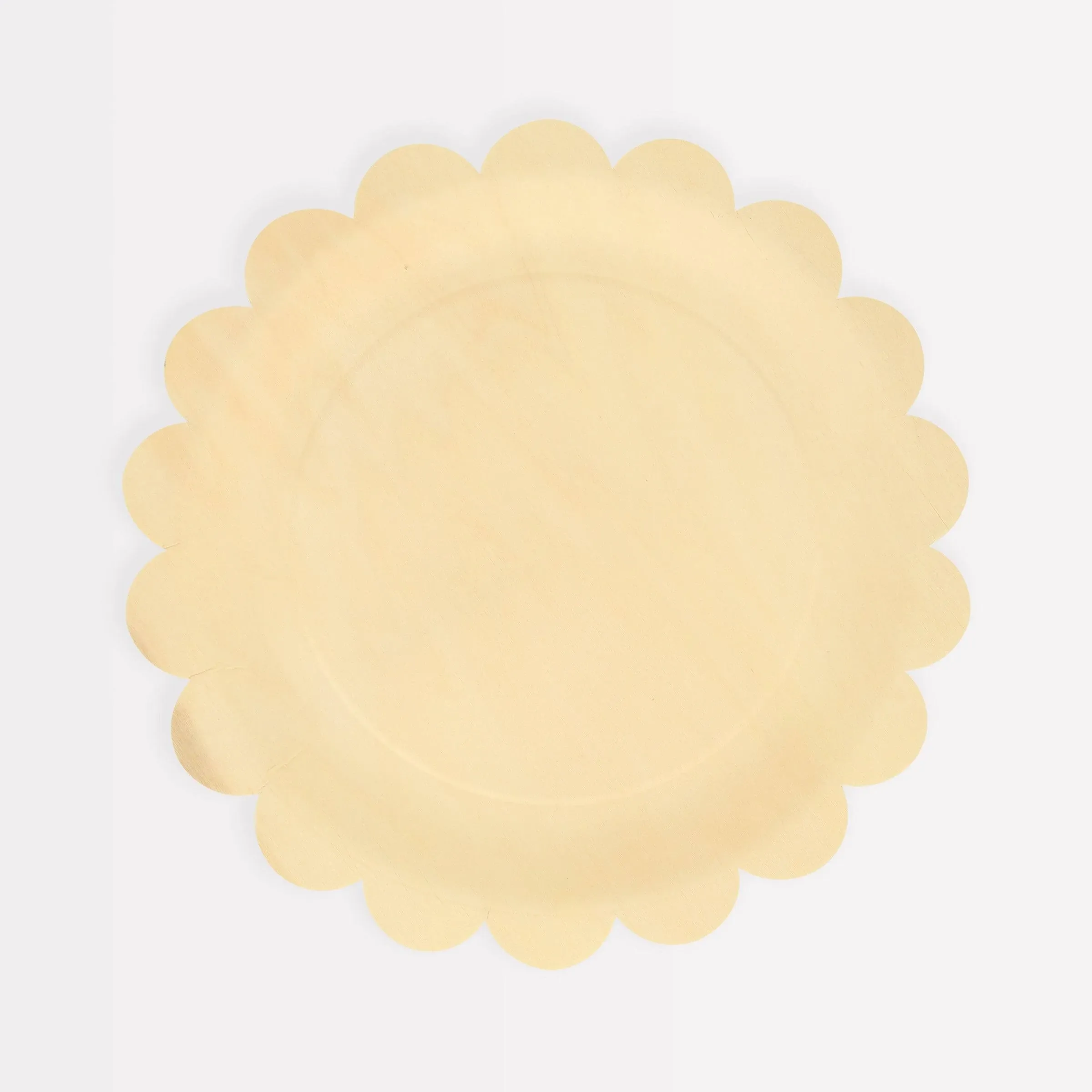 Wooden Scalloped Small plates