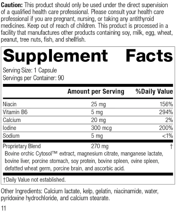 Standard Process - For-Til B12 - 90 Capsules